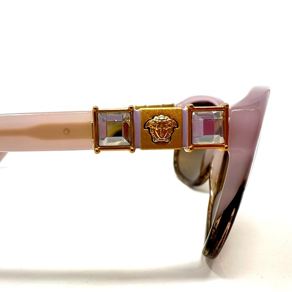VERSACE MOD.4293B 5154/13  MEDUSA POLARIZED Sunglasses Lilac/Gold Read!! main image 11